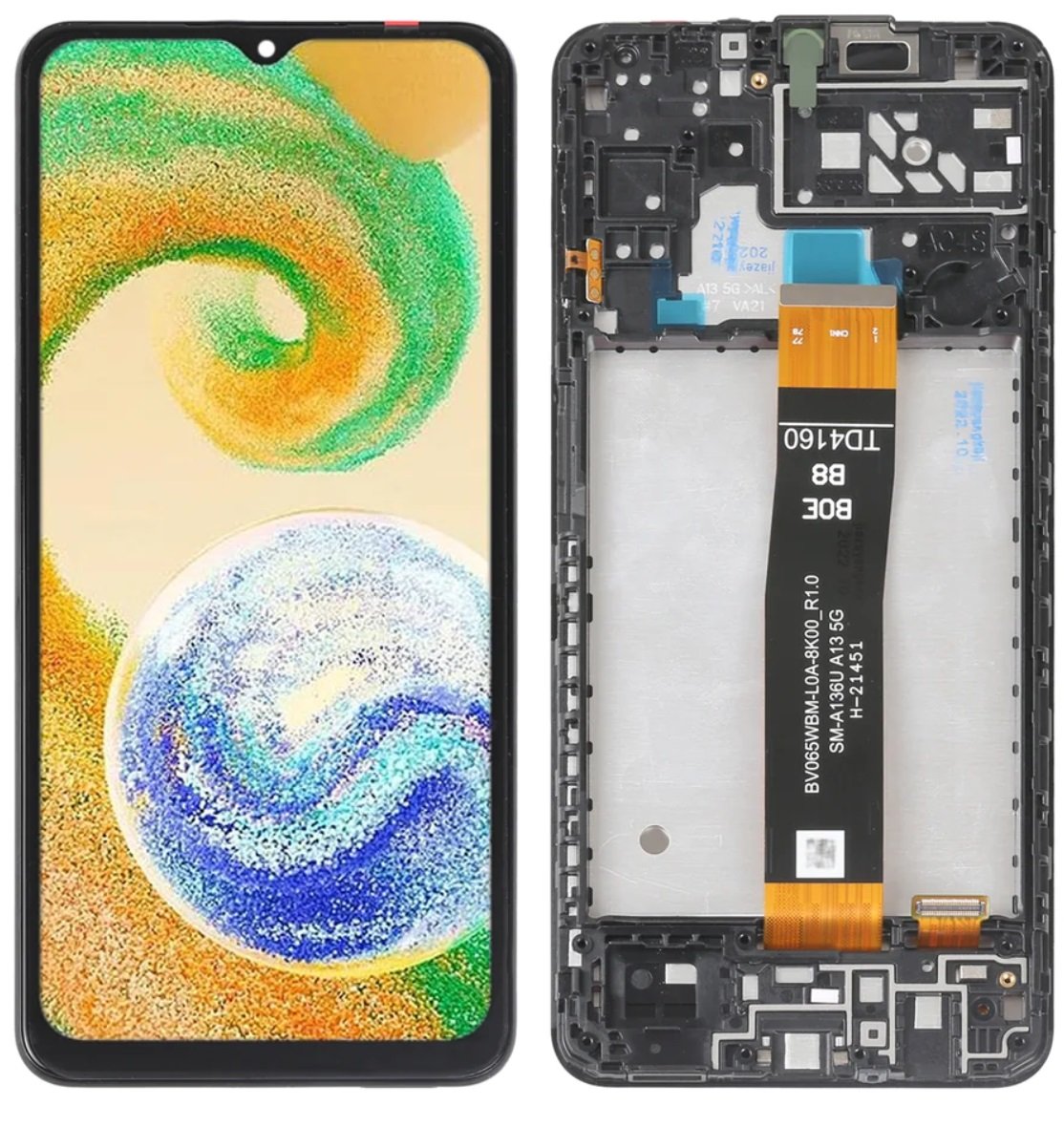 Oryginalny wyświetlacz LCD + ekran dotykowy Samsung Galaxy A04s SM-A047  (Regenerowany)