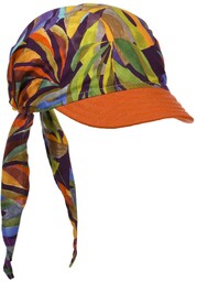 Multicolour Print Bandana Cap by Lipodo, kolorowy, One Size