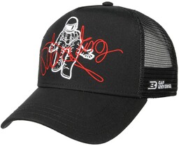 Truckercap mit Astronaut by CapUniverse, czarny, One Size