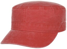 Czapka Army Washed Cotton by Lipodo, czerwony, One Size