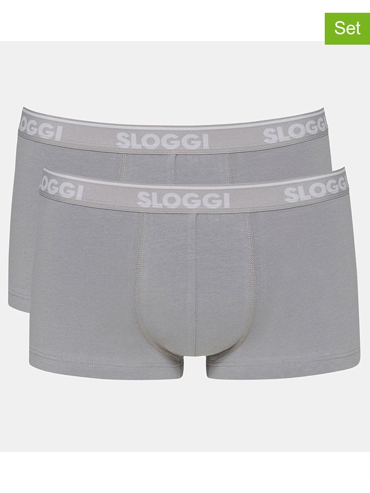 Sloggi Bokserki (2 pary) w kolorze szarym