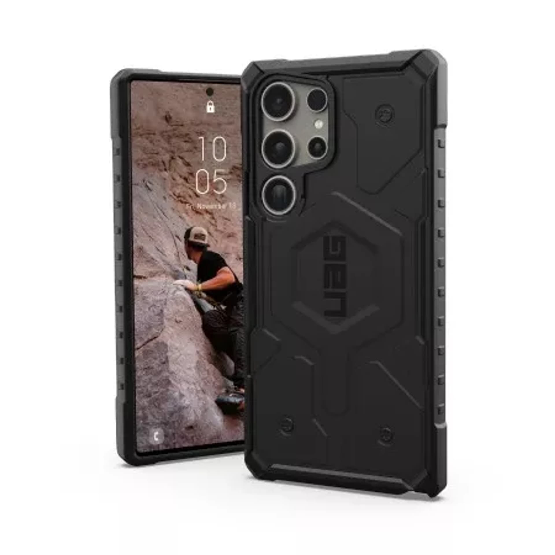 Etui UAG Pathfinder Magnet - obudowa ochronna do Samsung Galaxy S24 Ultra 5G z wbudowanym modułem magnetycznym (black)