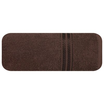 Ręcznik 70 x 140 Kąpielowy Eurofirany Lori Brązowy