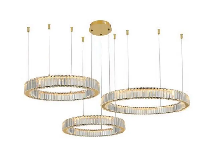 Lampa wisząca SPARK 40+60+80 DIMM złota AZ5794 - AZzardo