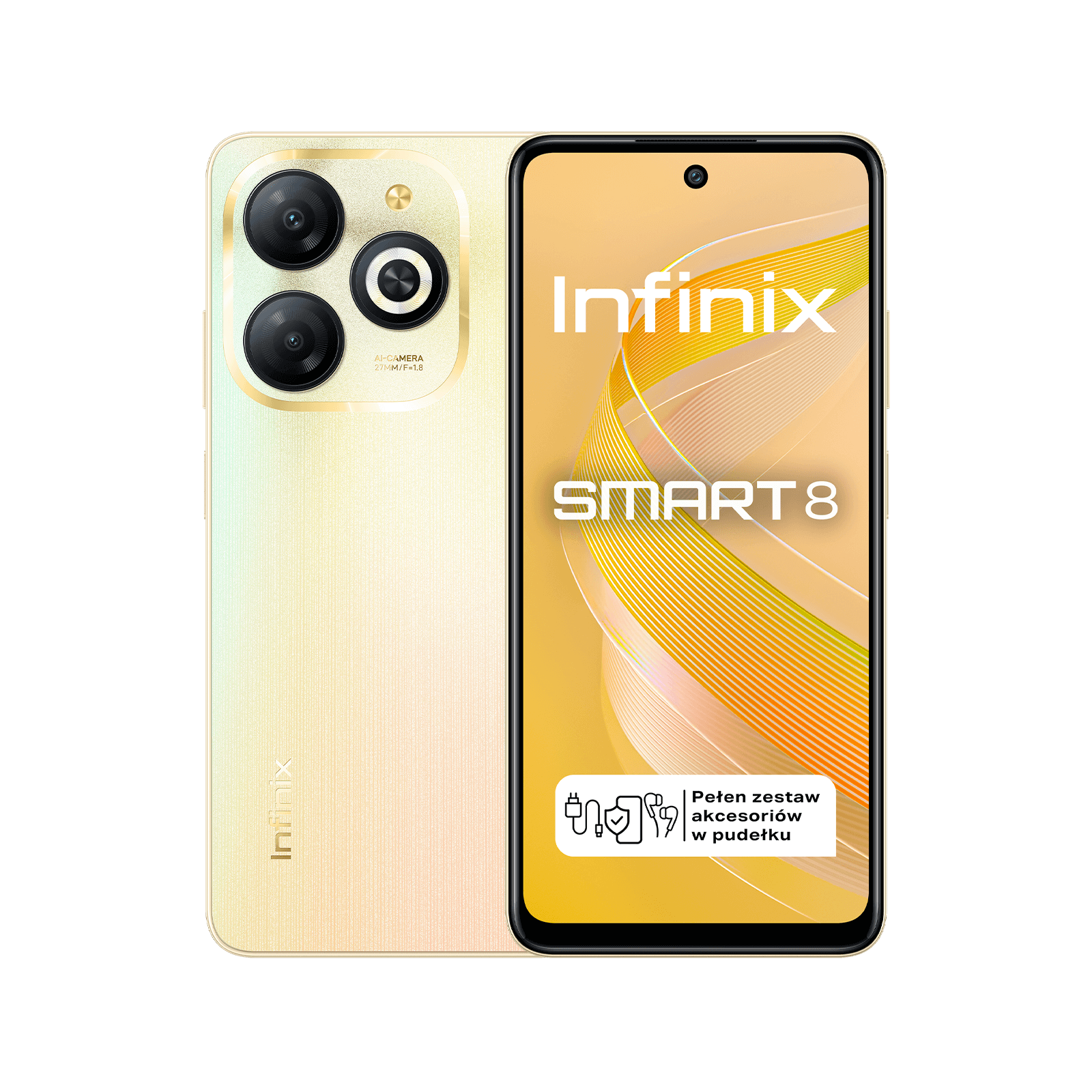 Infinix Smart 8 3/64GB Złoty