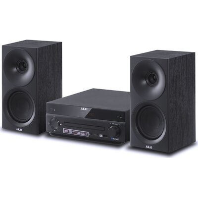 Akai Micro łańcucha  Tuner FM Digital RDS  CD MP3  WMA  Bluetooth  MP3  CD czarny AKAIAM301K