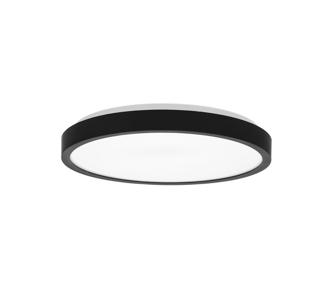 Ecolite W3090-18W/CR - LED Plafon łazienkowy LED/18W/230V IP44 czarny
