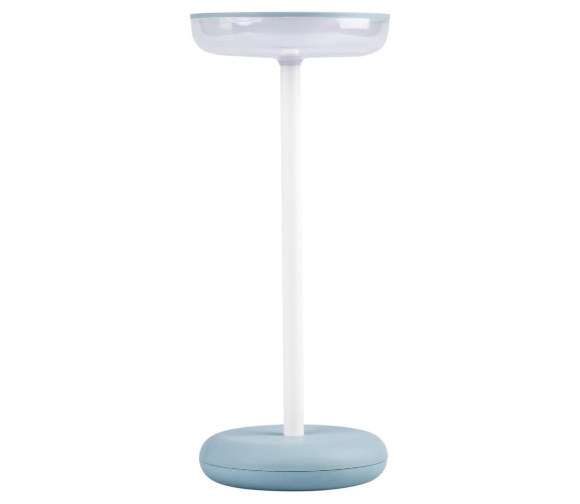 Kanlux 37312 - LED Ściemnialna lampa z możliwością ładowania FLUXY LED/1,7W/1800 mAh IP44 niebieski