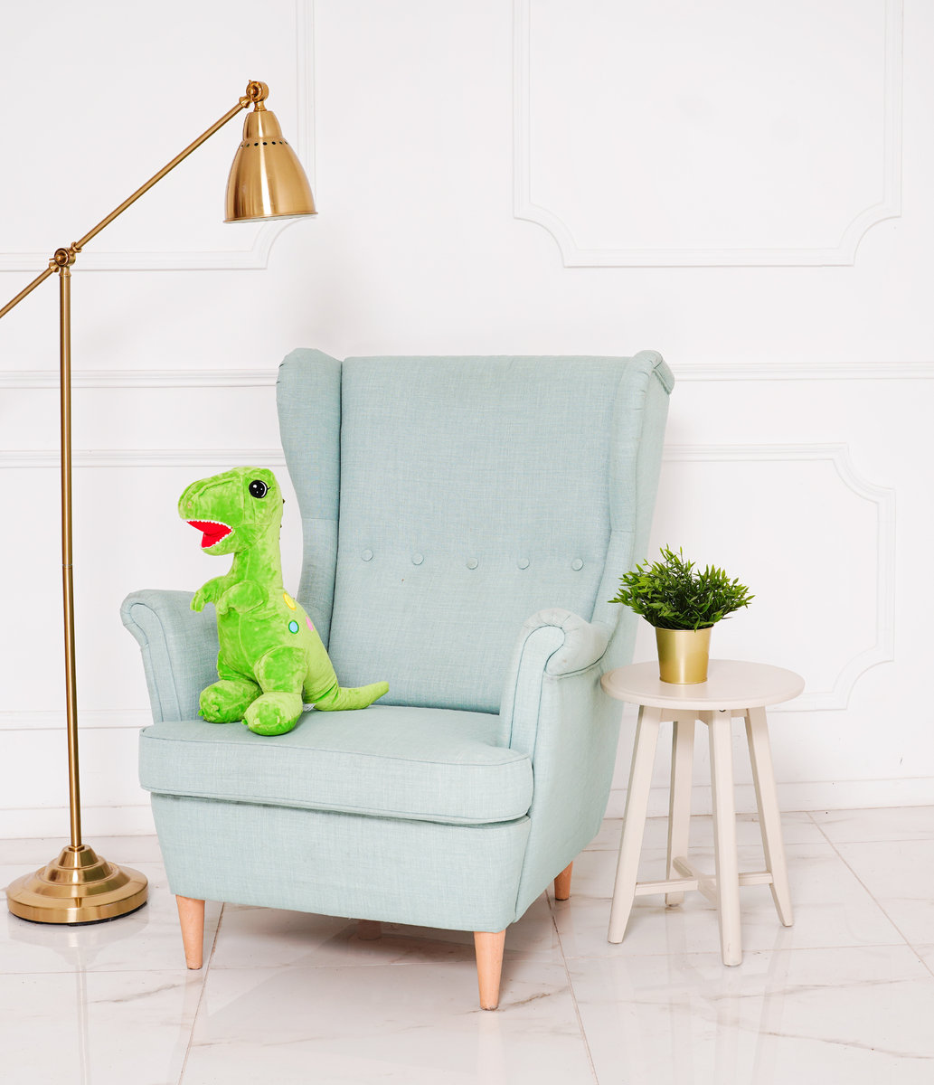 Miś Gustaw, Dinozaur Edi, zielony, 60cm