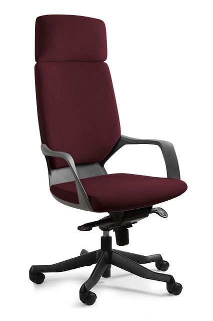 Fotel, krzesło biurkowe, Apollo, czarny, burgundy