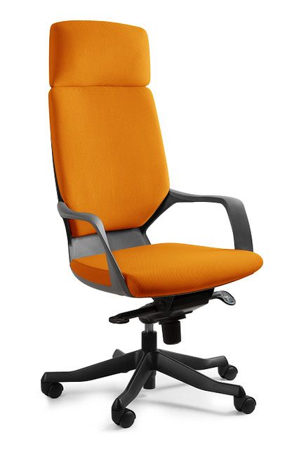 Fotel, krzesło biurkowe, Apollo, czarny, mandarin