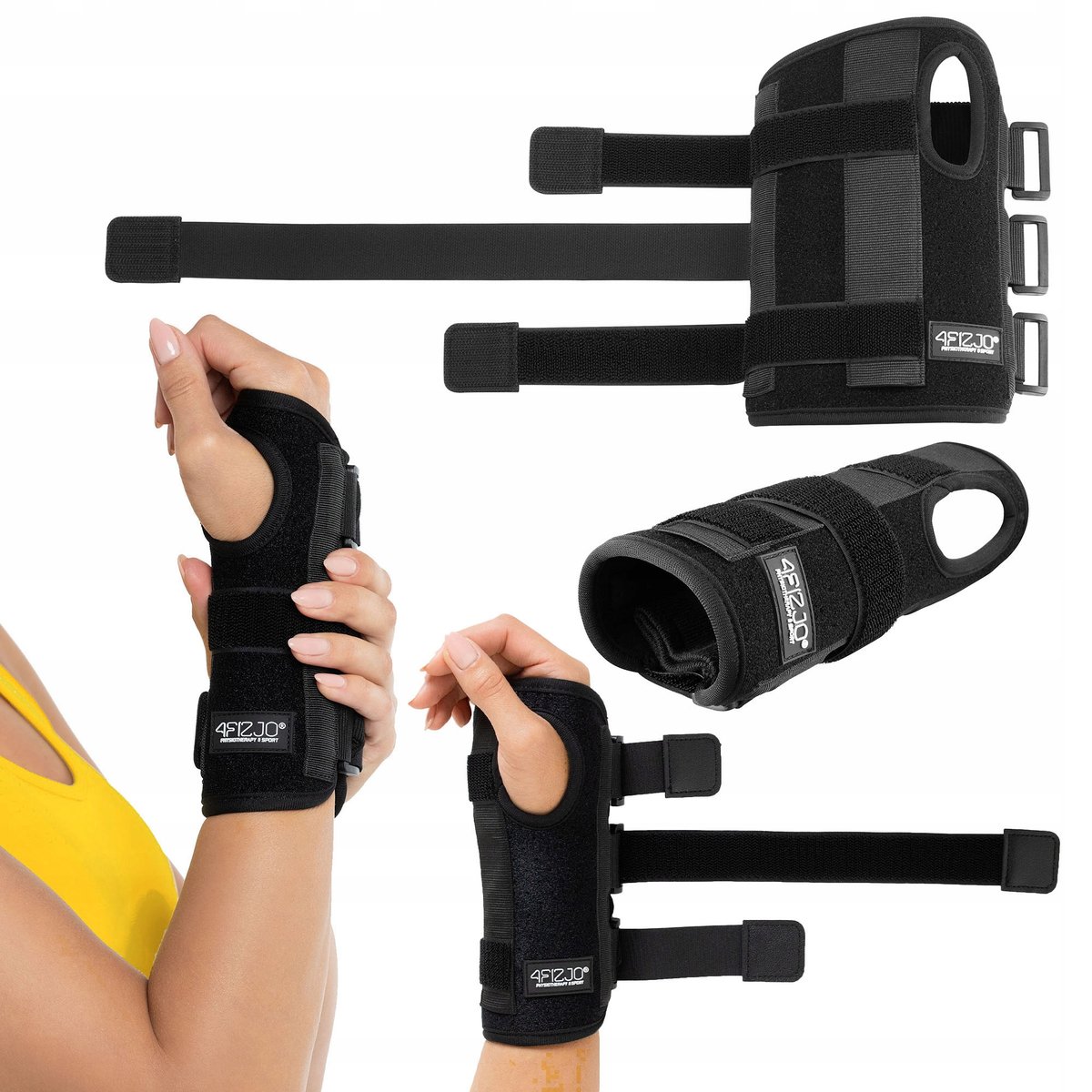 Stabilizator, orteza nadgarstka z usztywnieniem WR01UNIR 4FIZJO