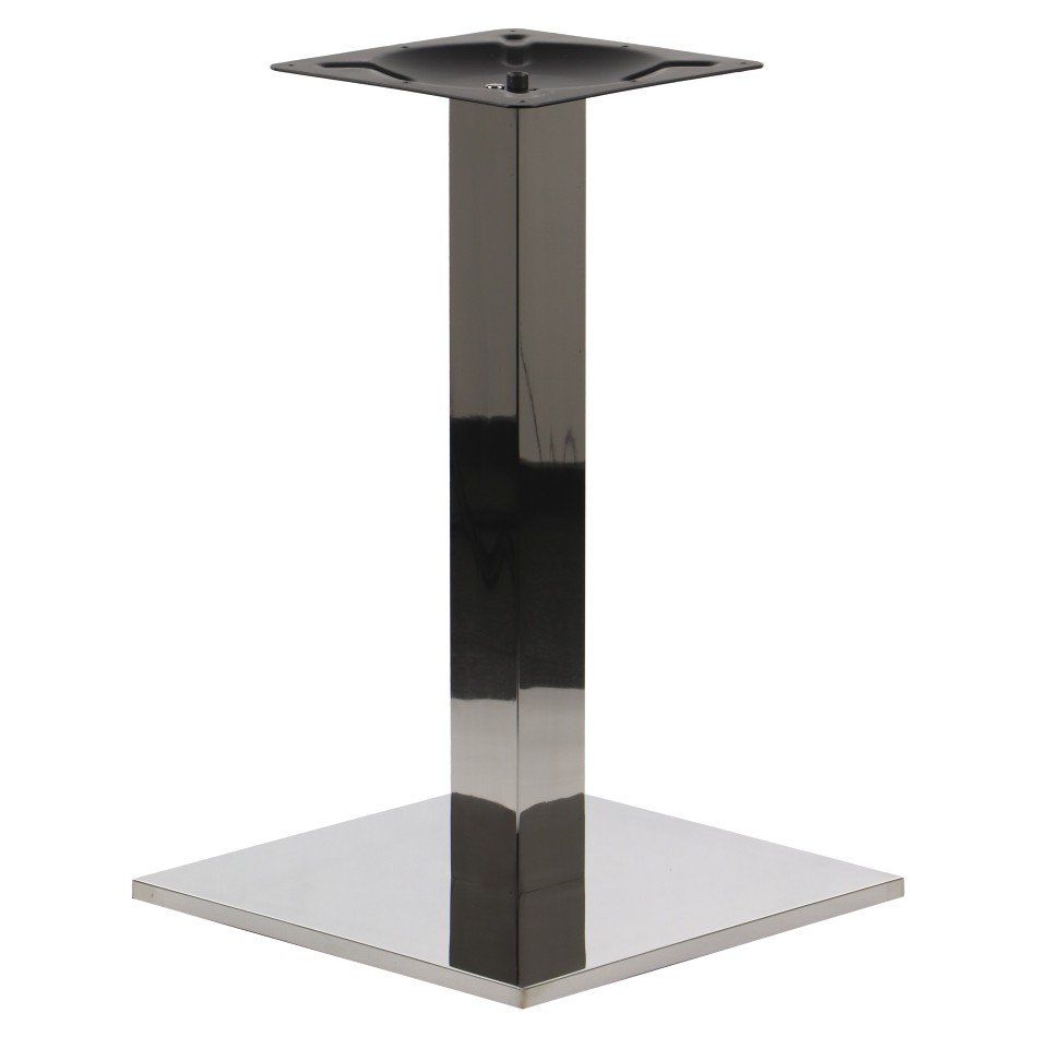 Podstawa stołu/stolika SH-2002-1/P/8, stal nierdzewna polerowana, wymiary 45x45x71,5 cm - do hotelu, restauracji ,baru, biura