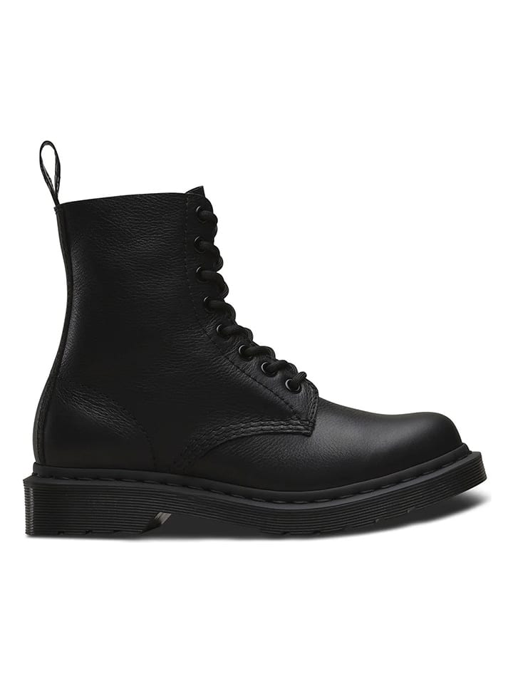 Dr. Martens Skórzane botki w kolorze czarnym