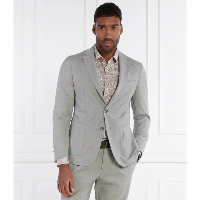 BOSS Wełniana marynarka C-Hanry-23 | Slim Fit