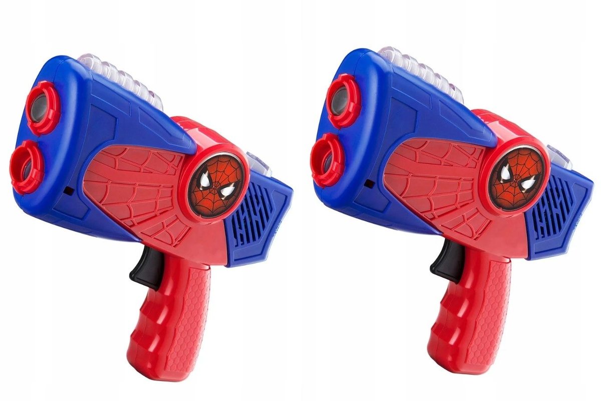 2x Blaster Pistolet Zestaw Pistolety Ir Na Podczerwień Spider-man Spiderman / Sm-174.ueev0