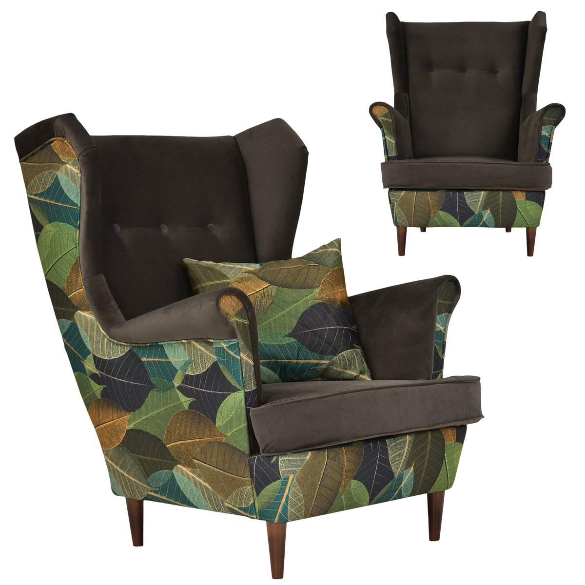 Fotel uszak Ari Print Duo Family Meble