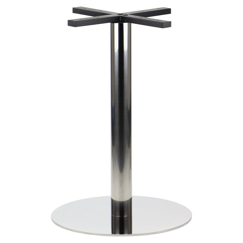 Podstawa stołu/stolika SH-3001-6/P, stal nierdzewna polerowana, średnica 49,5 cm, wysokość 72,5 cm - do hotelu, restauracji ,baru, biura