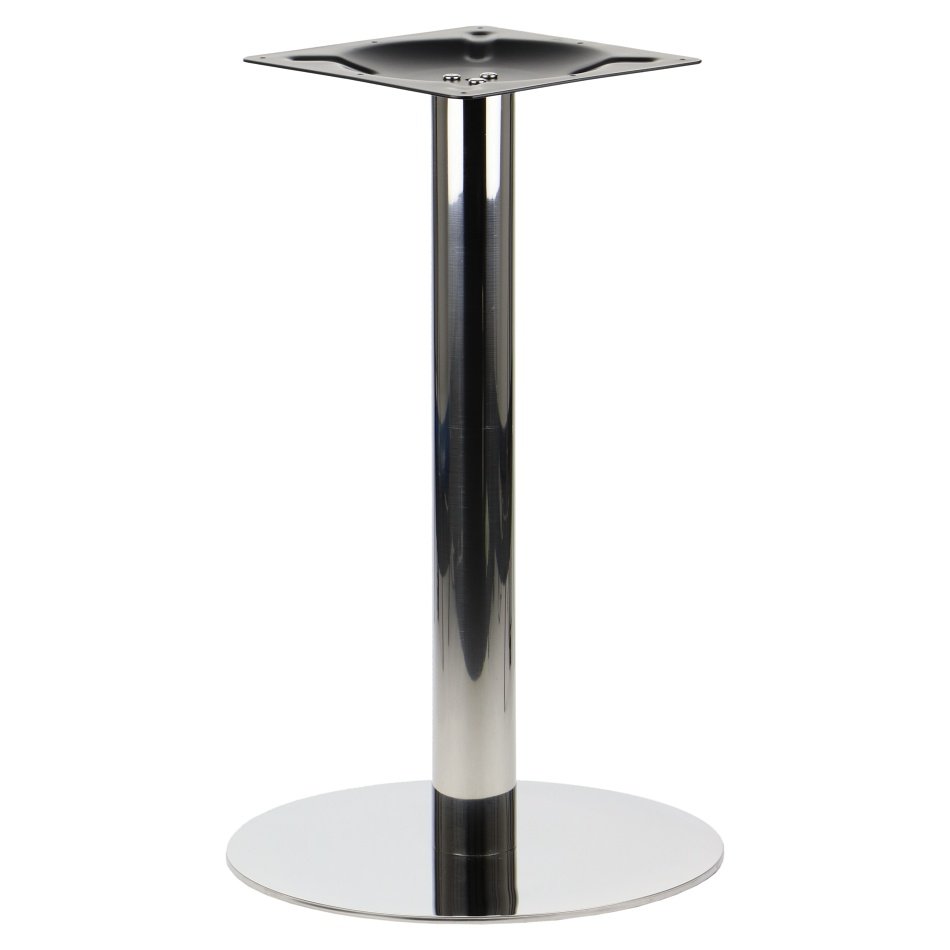 Podstawa stołu/stolika SH-3001-5/P, stal nierdzewna polerowana, średnica 44,5 cm, wysokość 72,5 cm - do hotelu, restauracji ,baru, biura
