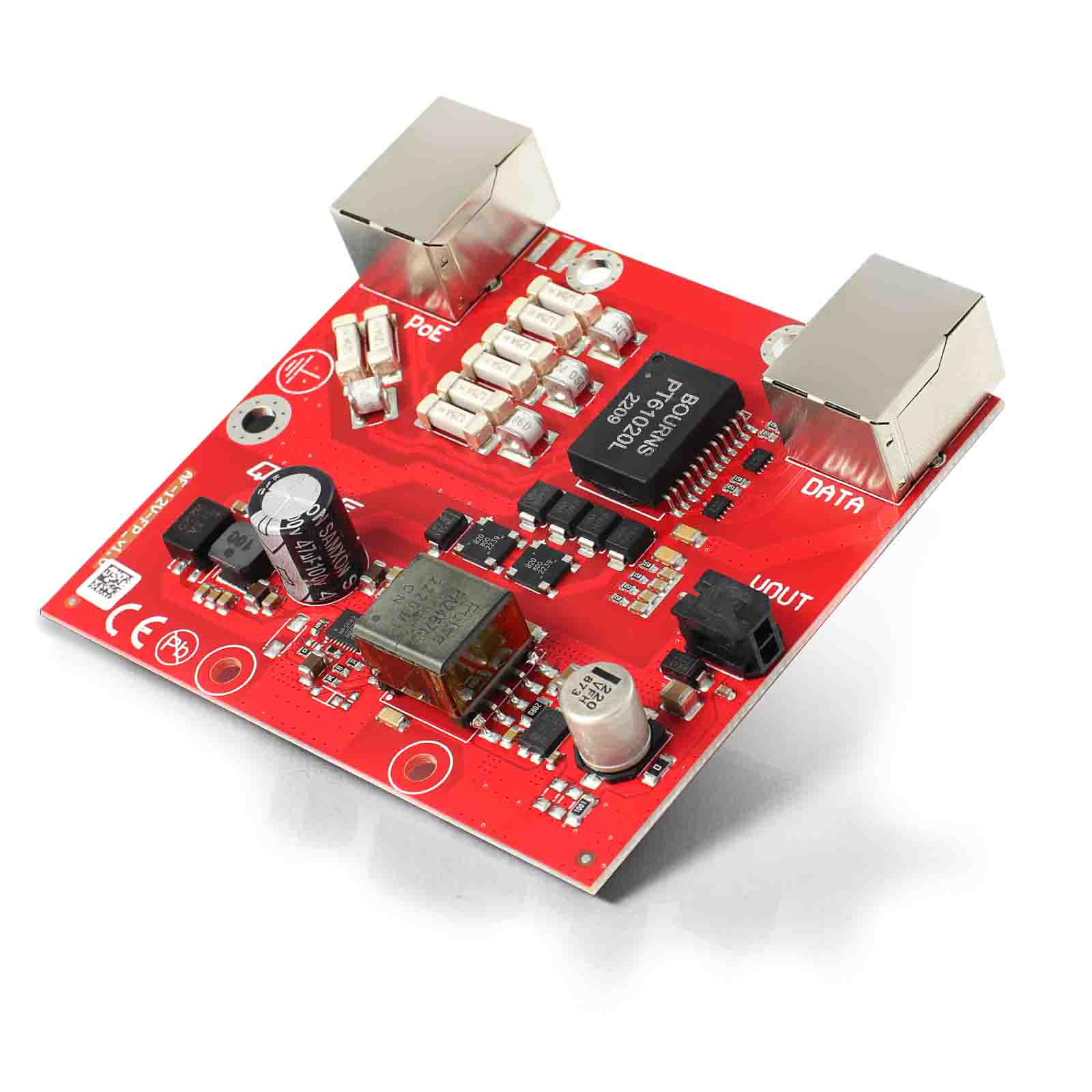 QuPoE AF-12V-FP aktywny splitter PoE i odgromnik