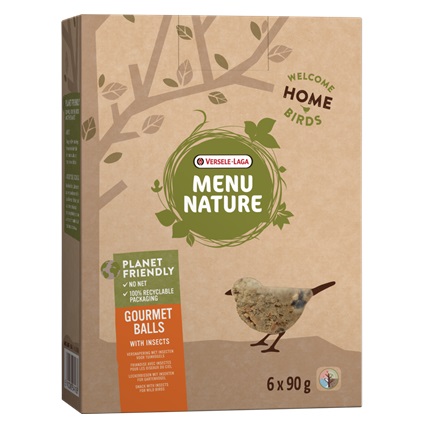 VERSELE-LAGA Gourmet balls 6 szt 540 g Kule tłuszczowe z insektami bez siatki