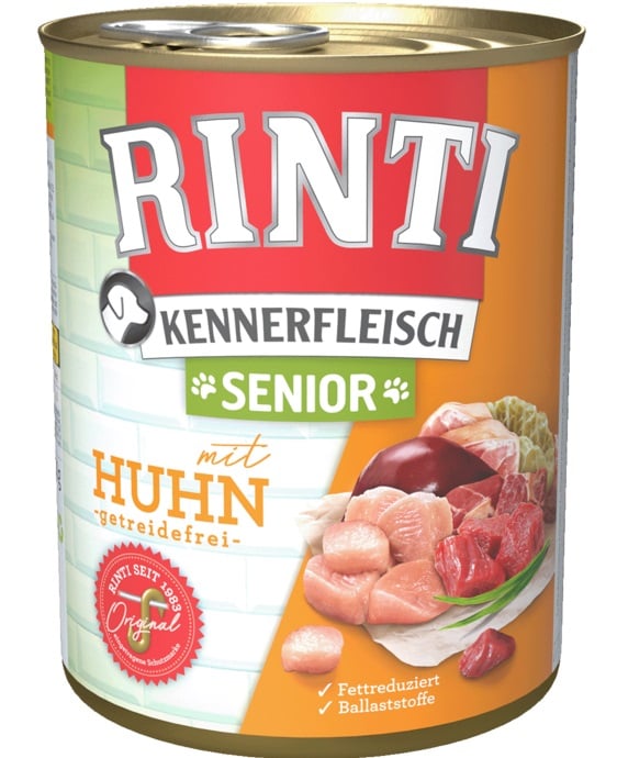 RINTI Kennerfleish Senior Chicken 800 g z kurczakiem dla starszych psów