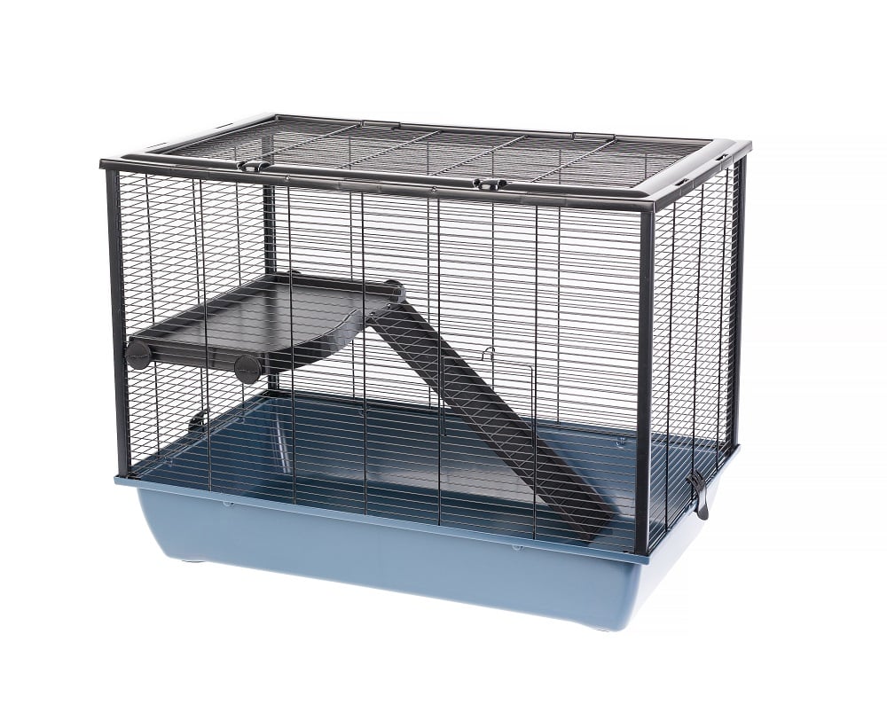 INTERZOO Hugo + Plastic Klatka dla gryzoni 78 cm antracyt