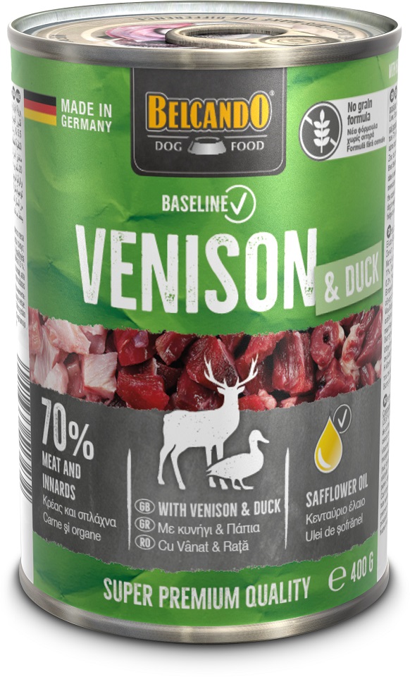 BELCANDO Baseline Dziczyzna z kaczką 400g