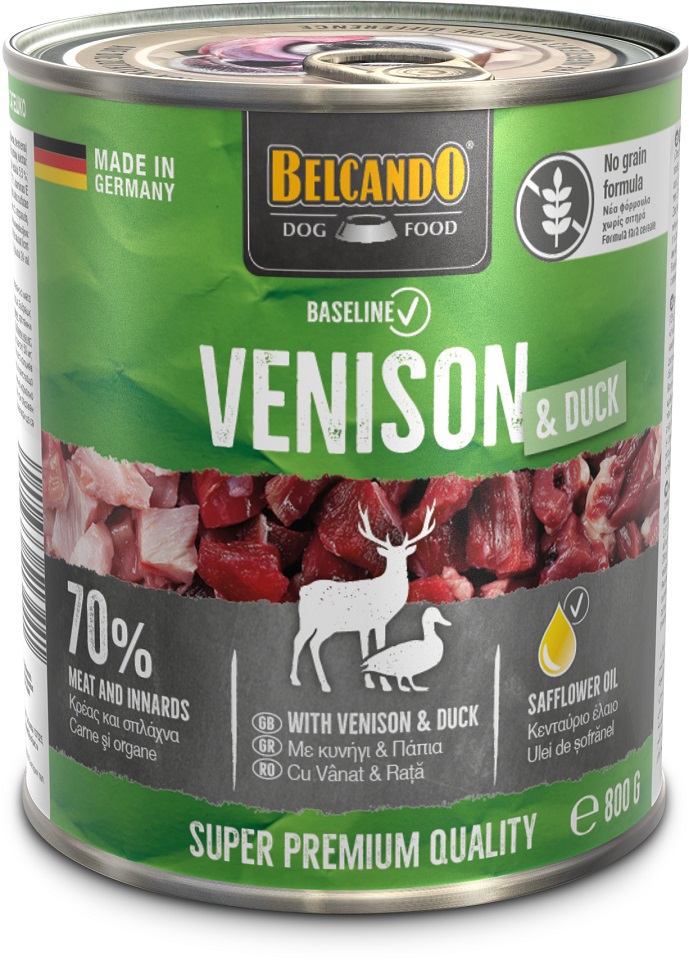 BELCANDO Baseline Dziczyzna z kaczką 800g