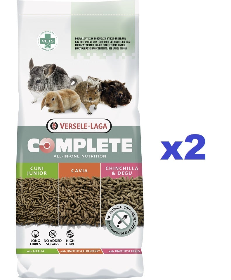 VERSELE-LAGA Cuni junior complete Ekstrudowana 16 kg (2 x 8 kg) karma dla młodych królików