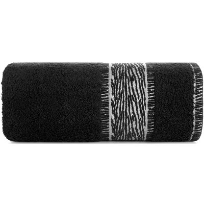 Ręcznik 50 x 90 Kąpielowy 500g/m2 Nikola 03 Czarn