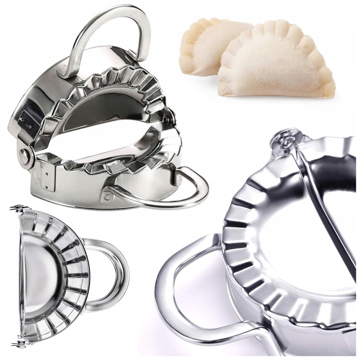 Maszynka do lepienia pierogów forma pierogarka metalowa idealny pieróg
