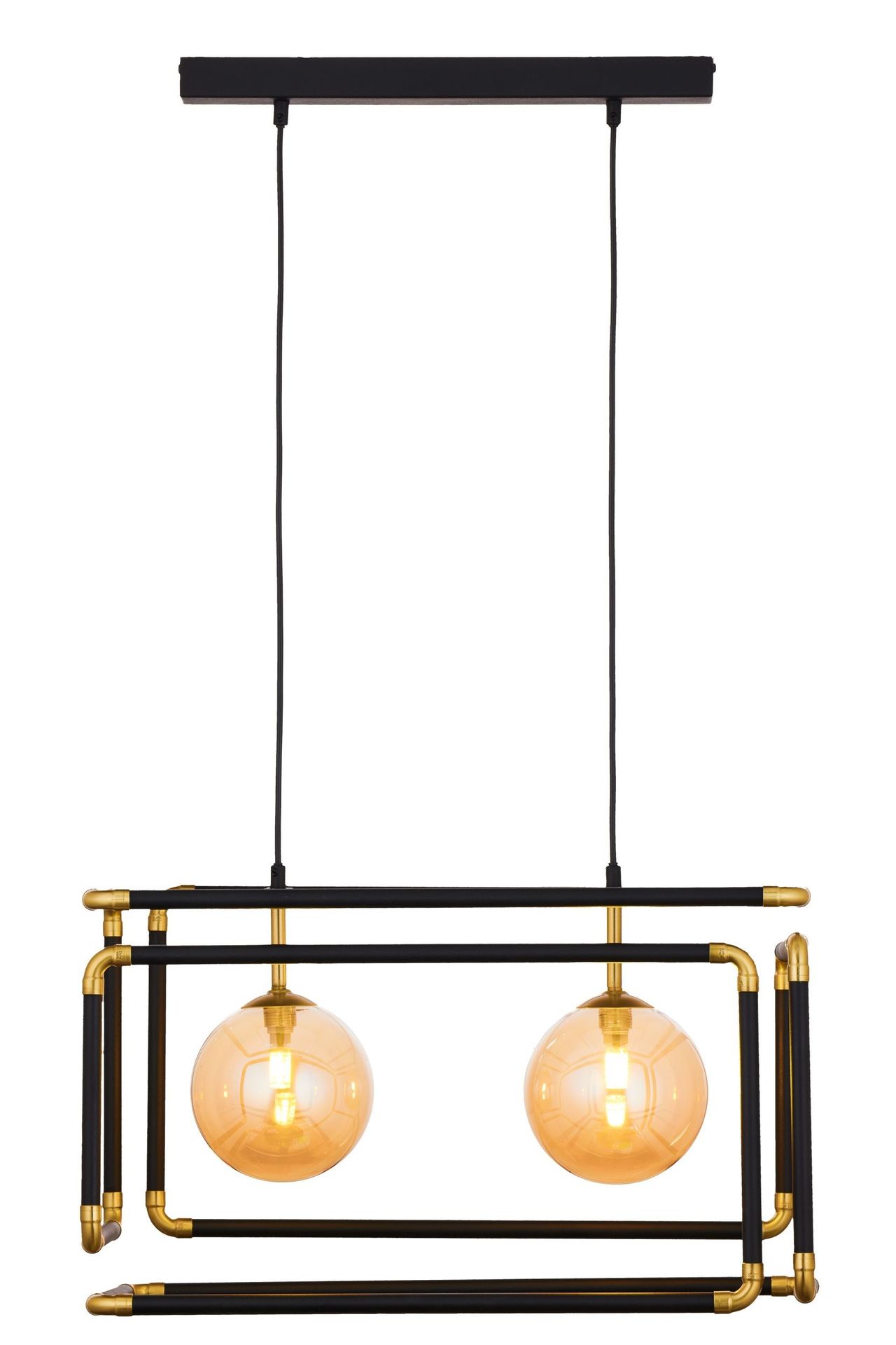 Nietypowa lampa wisząca do kuchni JUP 1991 CM2 CZ/MS BU z serii CAMERO