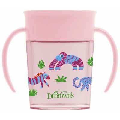 Kubek Treningowy 360 Stopni 200Ml Dr Browns Róż