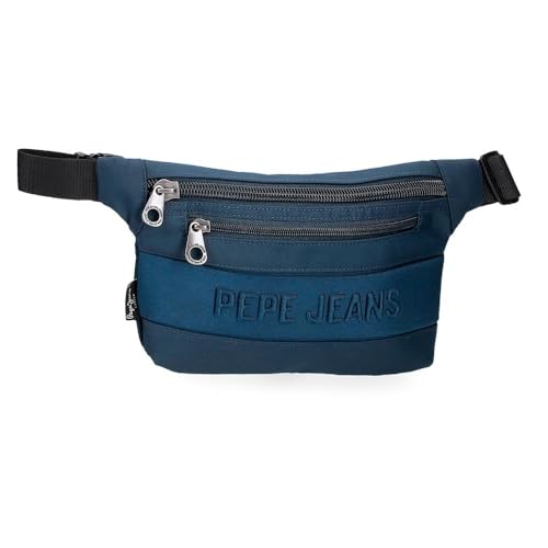 Pepe Jeans Ancor torba na talię niebieska, 25 x 15 x 2,5 cm poliester od Joumma Bags by Joumma Bags, niebieska, nerka, NIEBIESKI, Fanny Pack