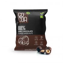 Cocoa Orzechy laskowe w czekoladzie ciemnej 88 % 70 g Bio