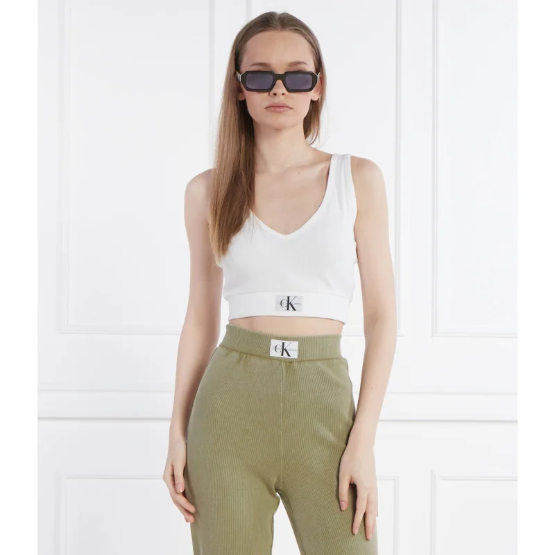 CALVIN KLEIN JEANS Top RIB CROP