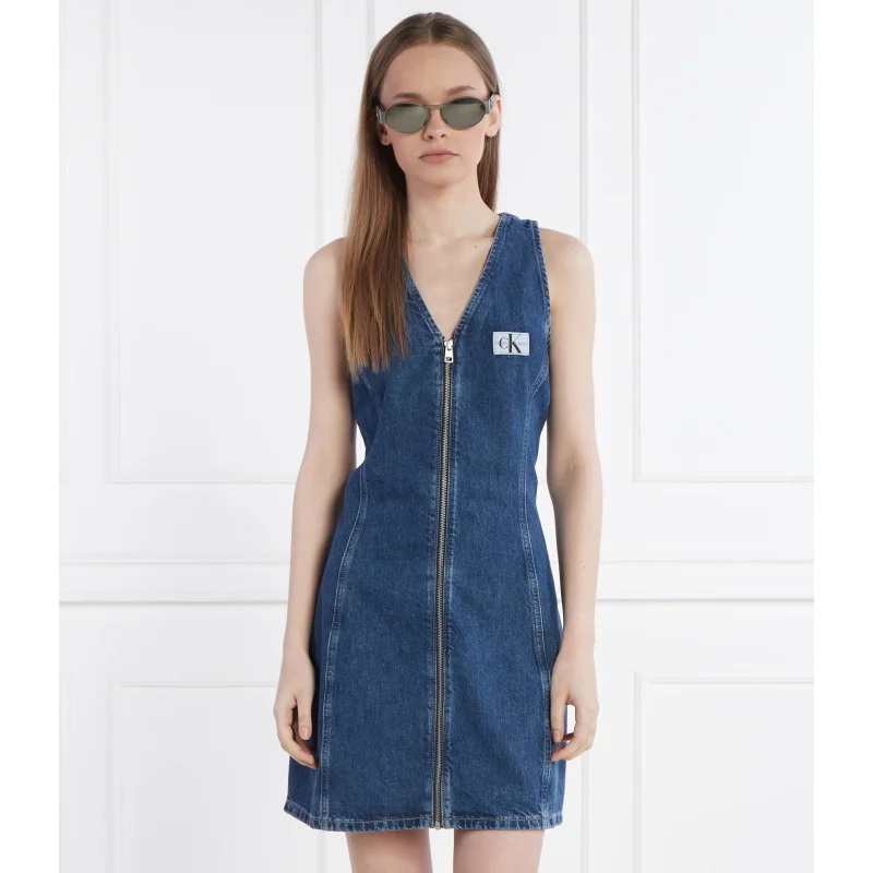 CALVIN KLEIN JEANS Sukienka ZIP THROUGH