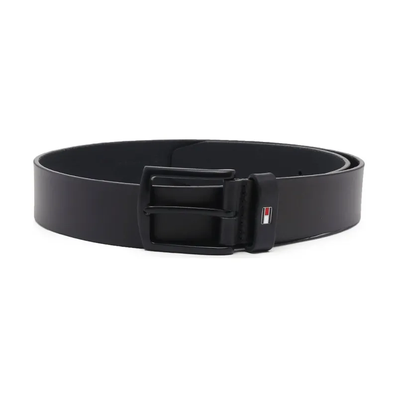 Tommy Hilfiger Skórzany pasek DENTON MATTE 3.5