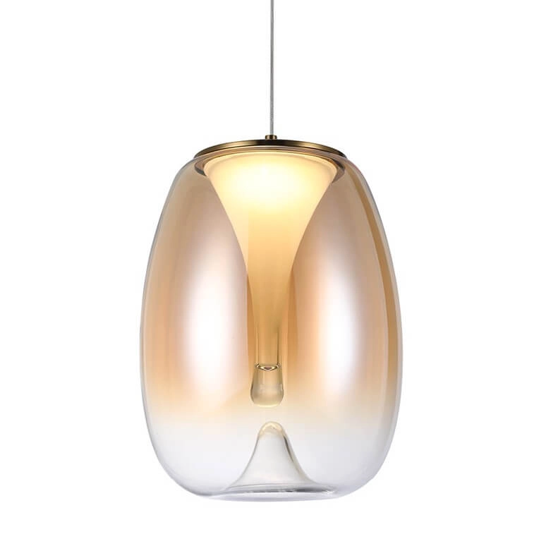 Ledowa lampa wisząca PAMELA AZ6185 Azzardo LED 15W 3000K złota