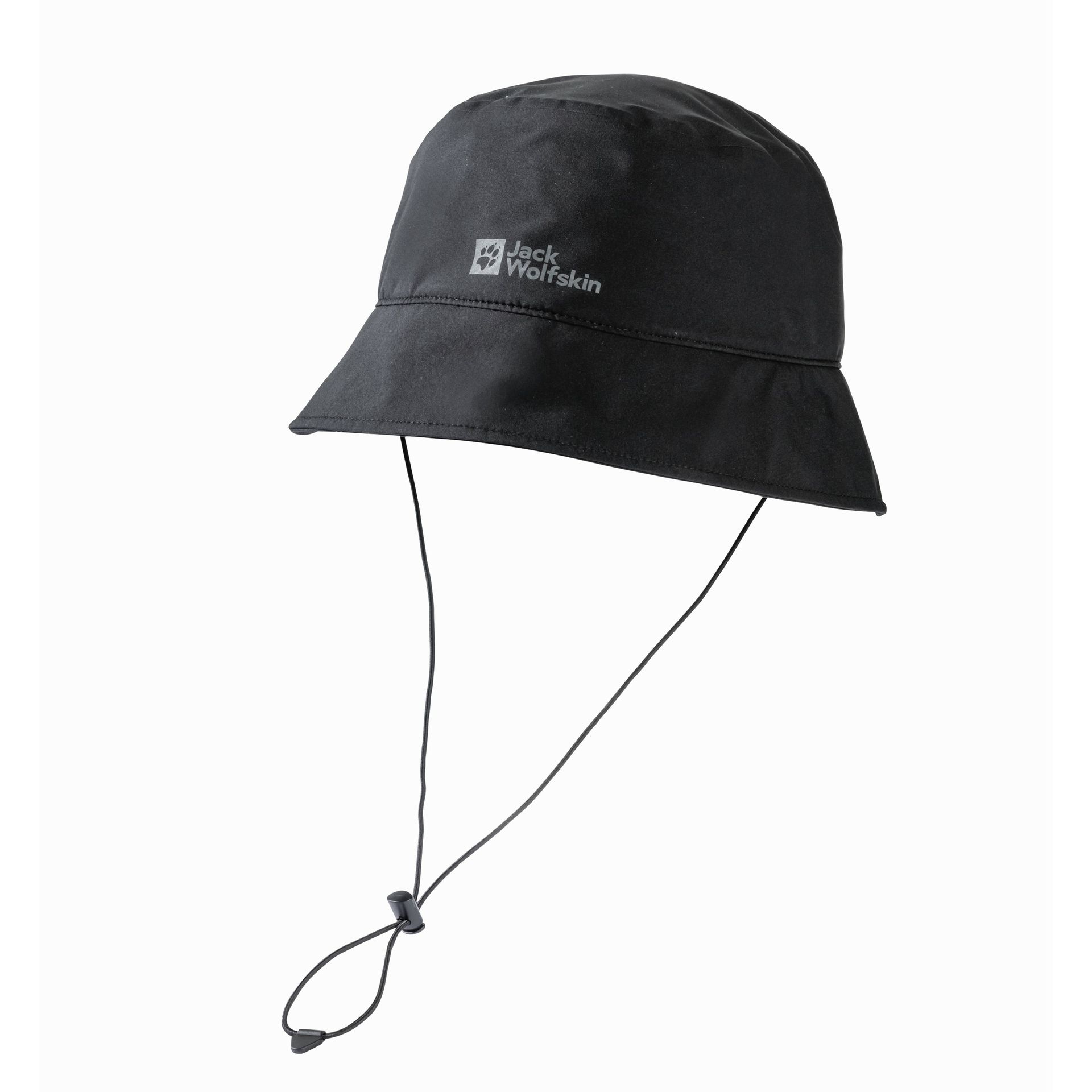 Kapelusz turystyczny Jack Wolfskin RAIN BUCKET HAT black - M