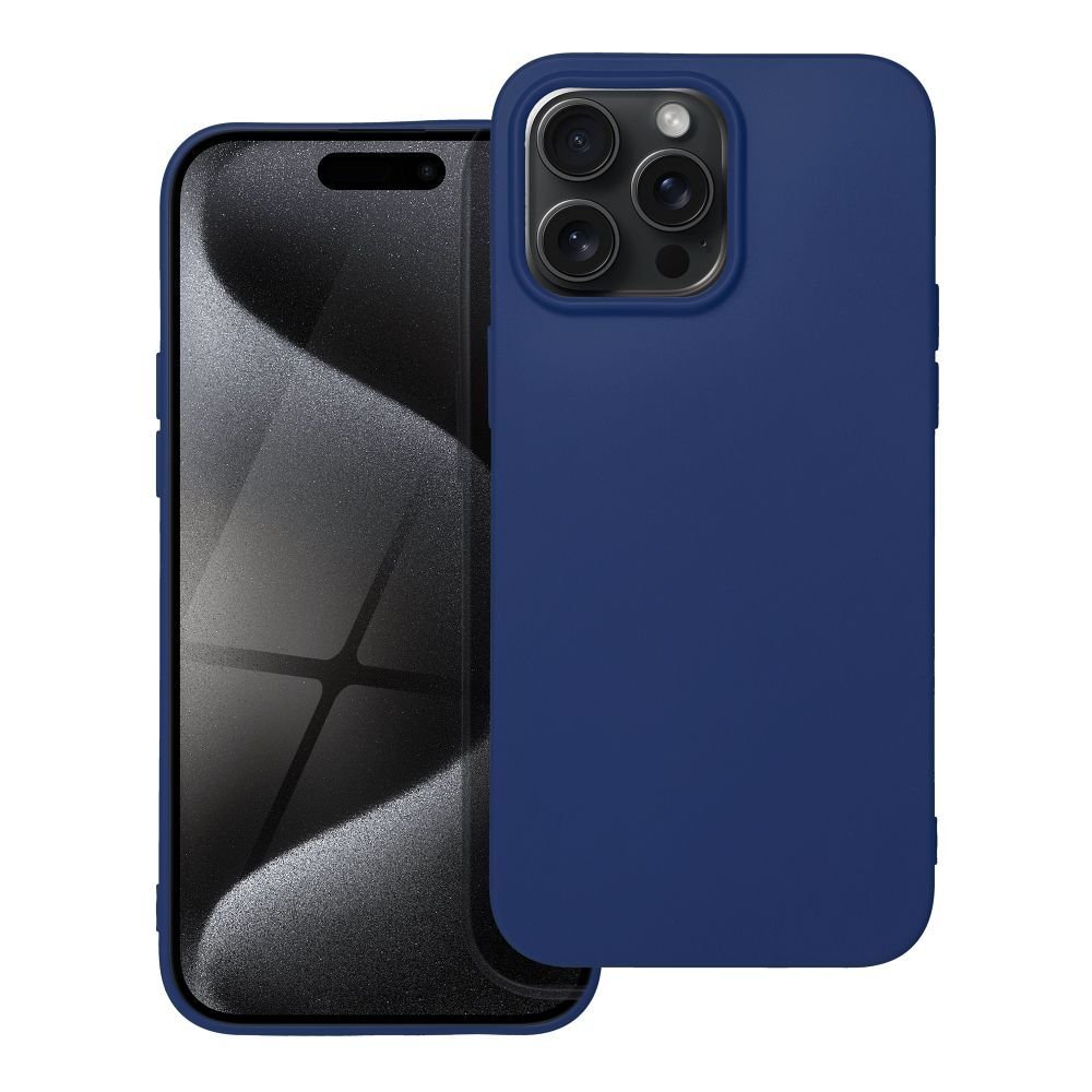 Futerał SOFT do IPHONE 15 PRO MAX ciemny niebieski