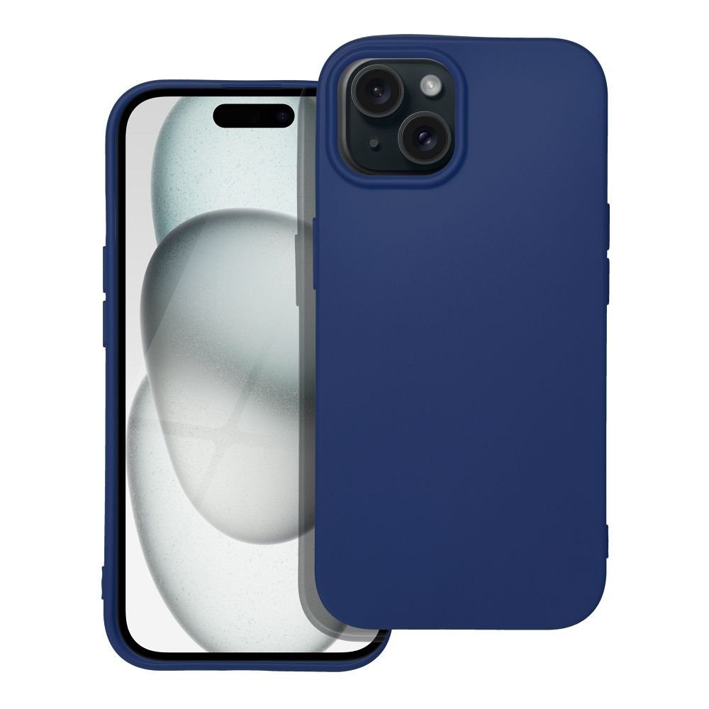 Futerał SOFT do IPHONE 15 ciemny niebieski