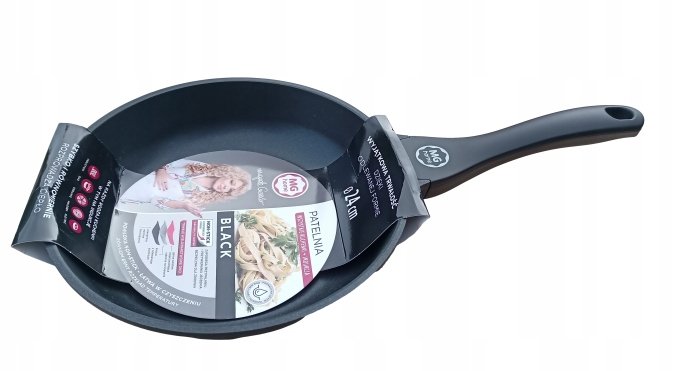 Patelnia tradycyjna MG home 28 cm non-stick (nieprzywierająca) BLACK