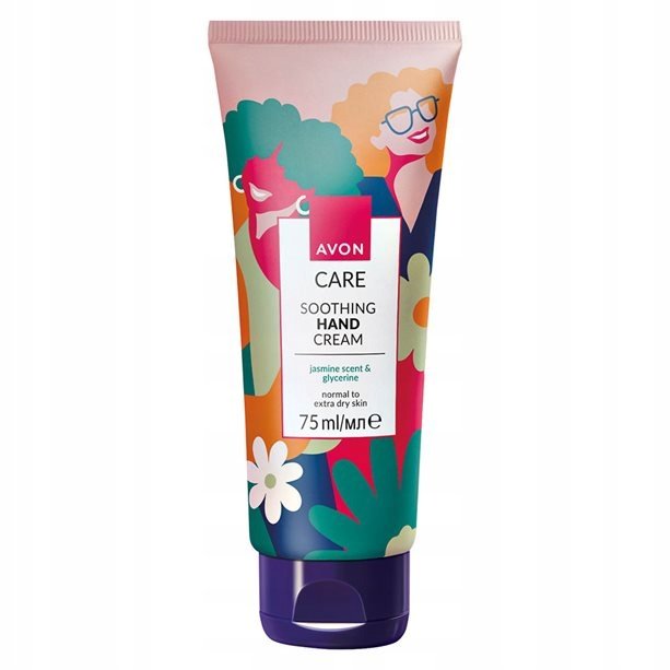 AVON Care Wygładzający krem do rąk jaśmin i gliceryna 75 ml