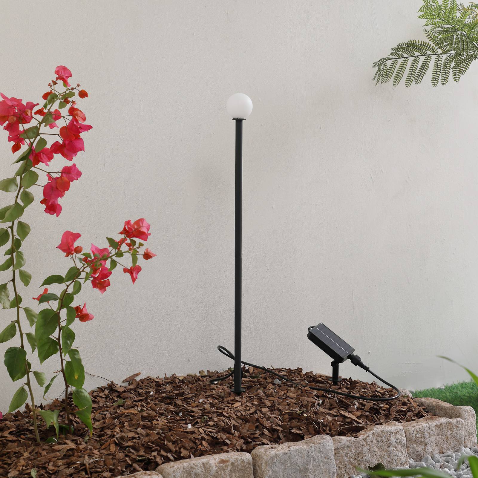 Lampa solarna Lindby LED Freydis, 2000K