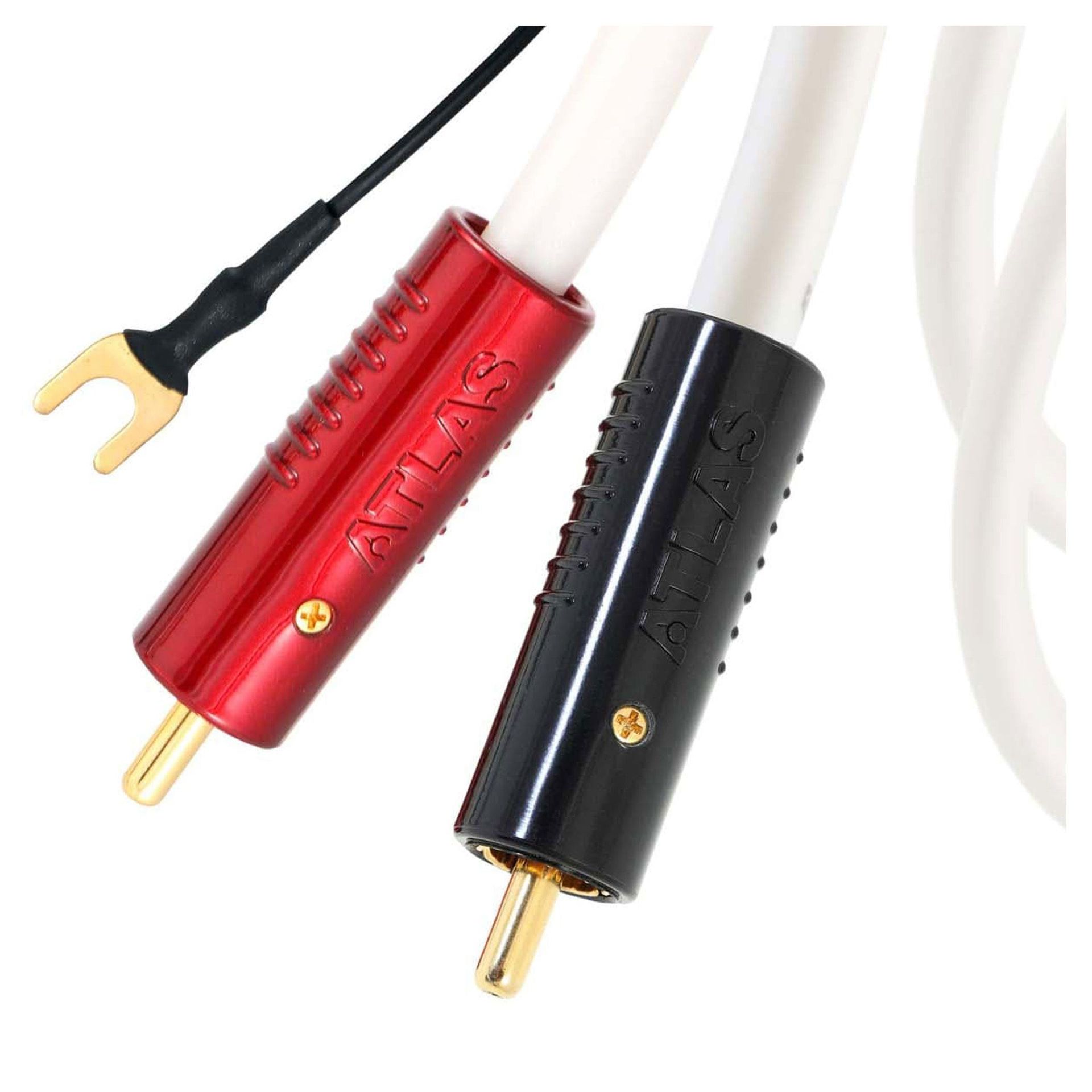 Atlas Element Achromatic (TT) Turntable - kabel 2xRCA Phono do gramofonu z żyłą uziemiającą 2m 2m ✦ SALON ✦ ZAPYTAJ O RABAT ✦ RATY 30x0%