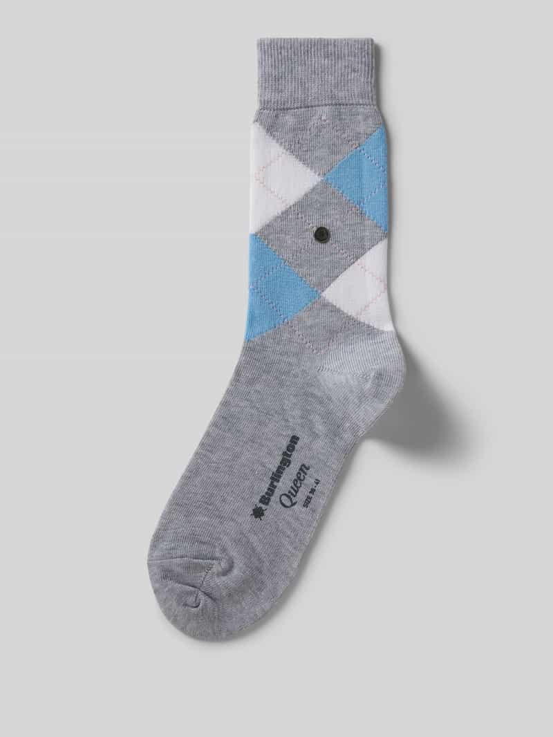 Skarpety z wzorem w zygzaki model ‘Queen’