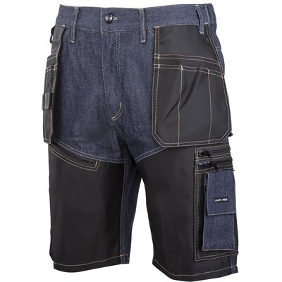 Spodenki krótkie jeans nieb ze wzmoc. 
