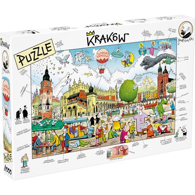 Kraków Puzzle 1000 Elementów Andrzej Mleczko